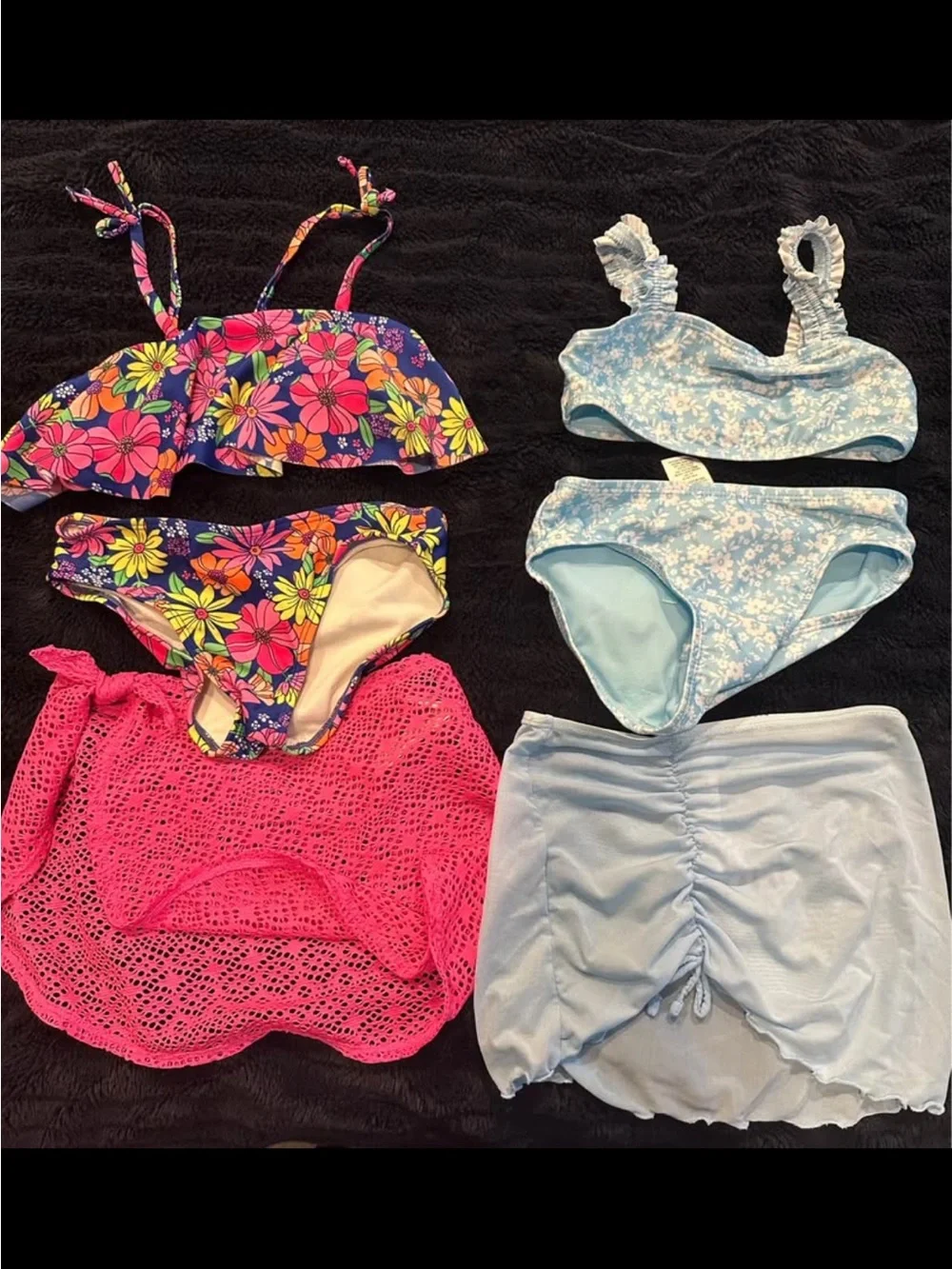 12pcs - girls swimsuits 6/7